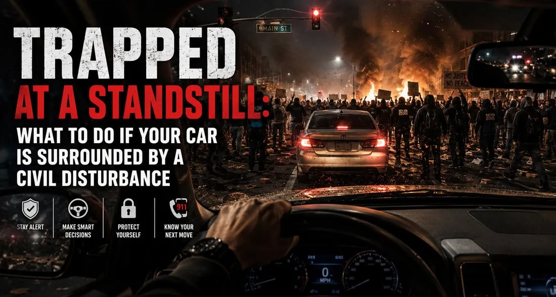 Trapped at a Standstill: What to Do If Your Car Is Surrounded by a Civil Disturbance