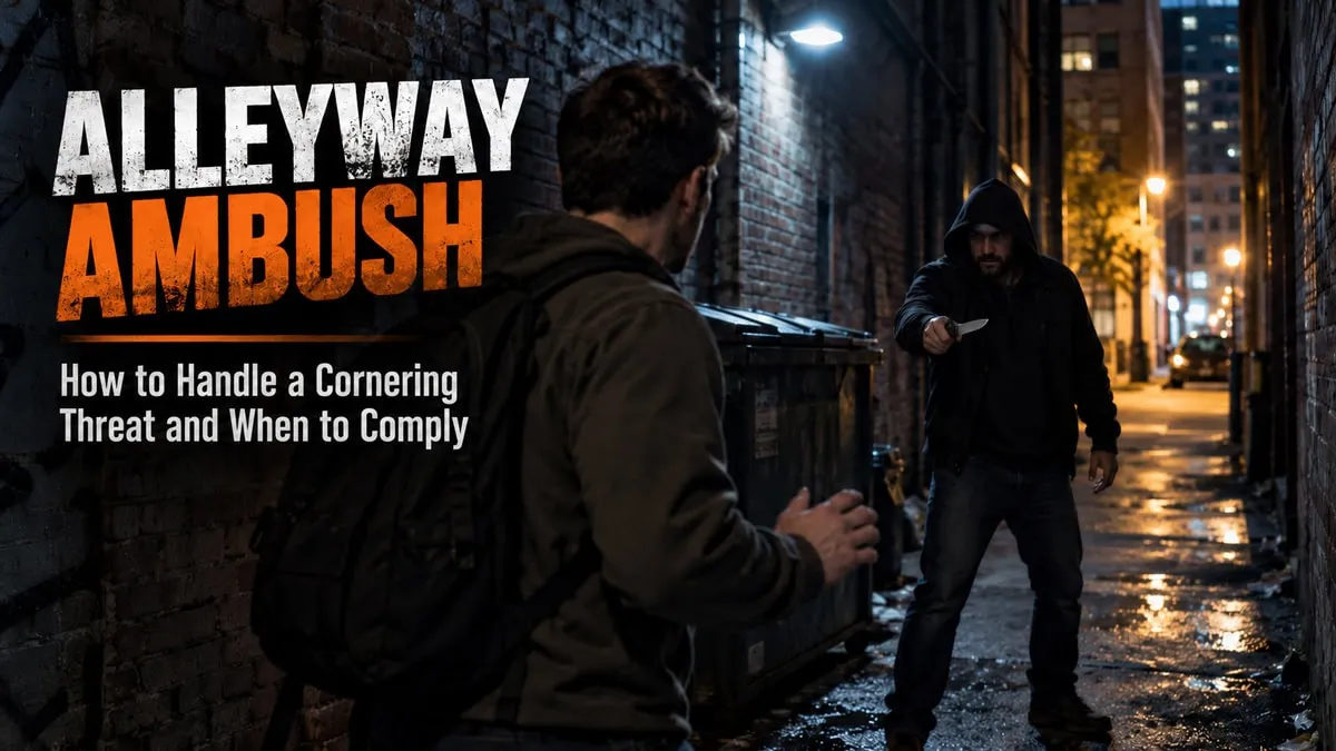 Alleyway Ambush: How to Handle a Cornering Threat and When to Comply