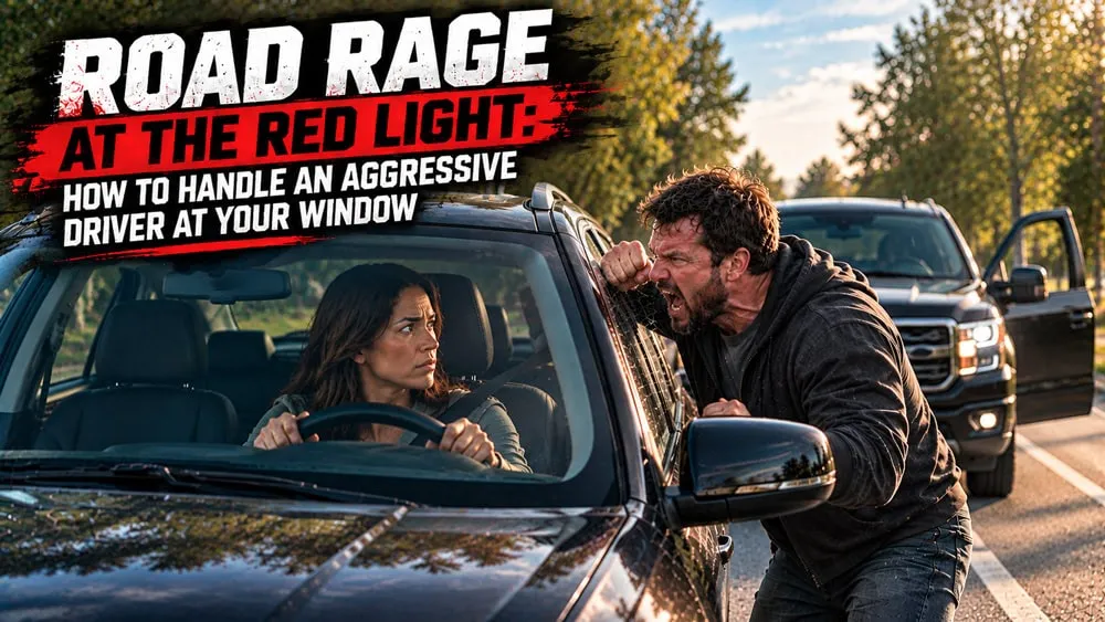 Road Rage at the Red Light: How to Handle an Aggressive Driver at Your Window