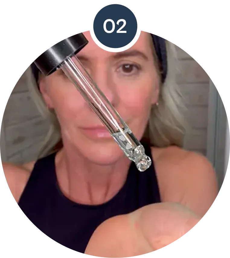 Apply serum before using RenewaLift