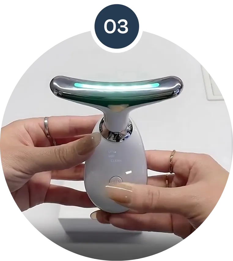 Turn on RenewaLift and select LED mode