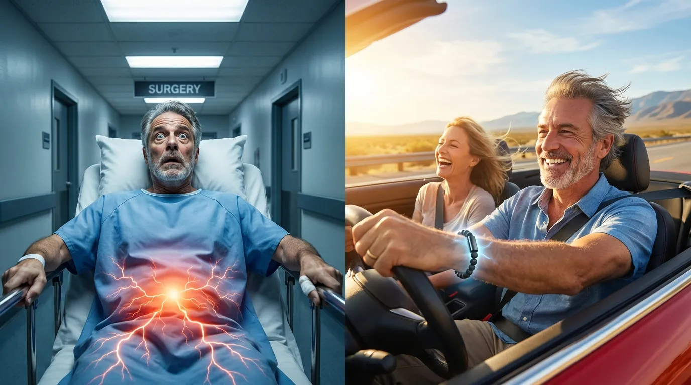 Man consulting with doctor about prostate surgery