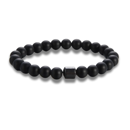 Anti-Smoking Bracelet with black magnetic beads