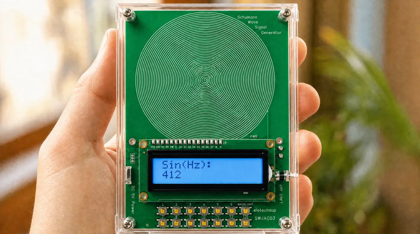 The device, in hand
