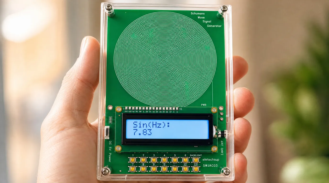 The device, in hand