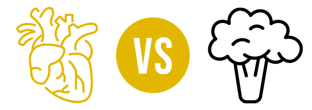 Beef Heart vs Broccoli comparison