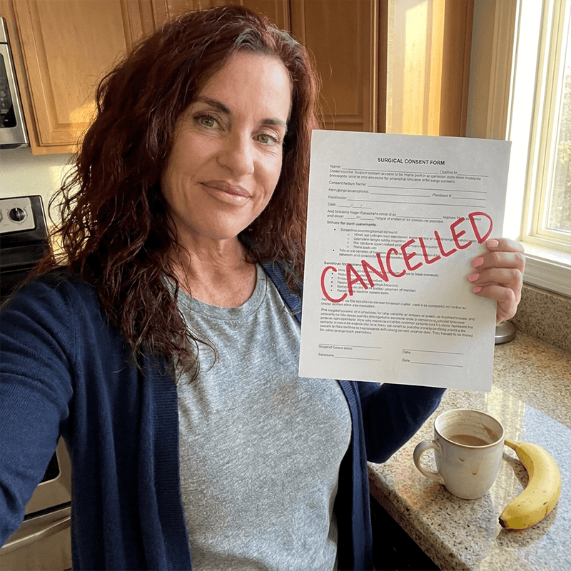 Cancelled surgery