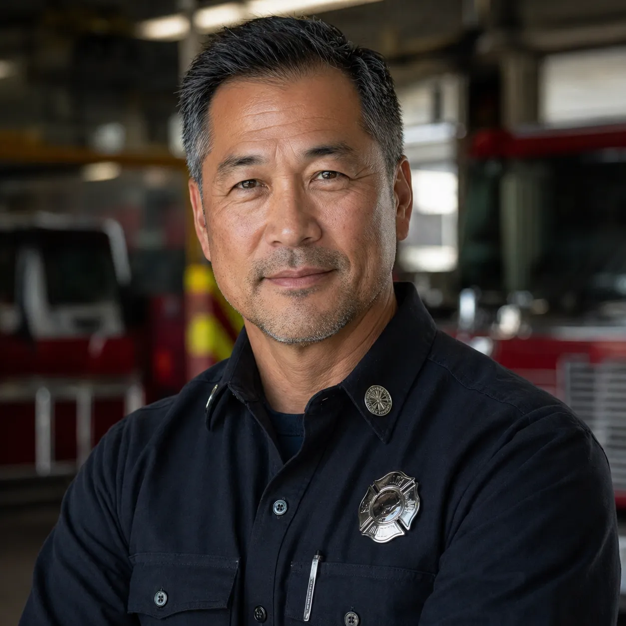 Captain David Chen, 22-Year Firefighter