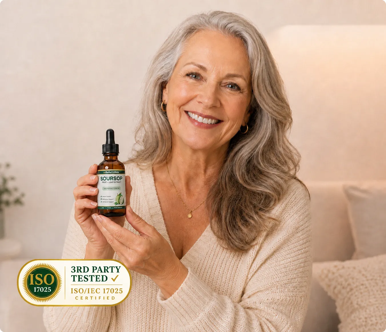 Soursop Immune Defense Drops bottle