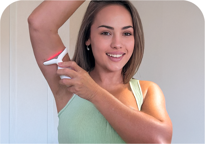 Kimberly MyoGlow arm sculpting review