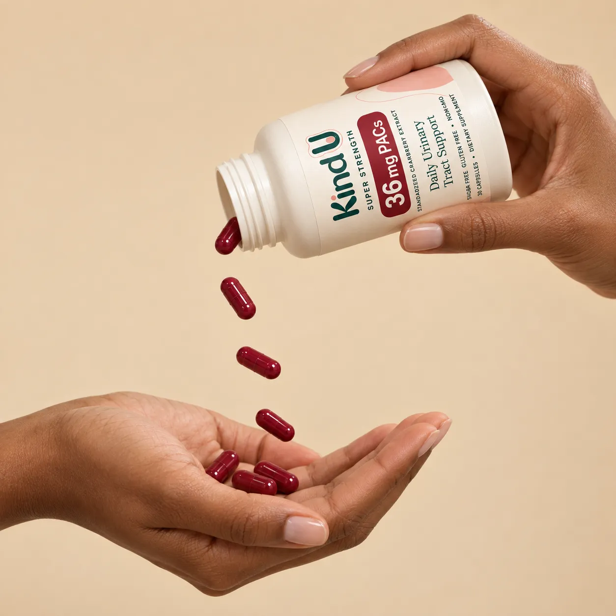 Kind U PAC 36 compared with other cranberry brands