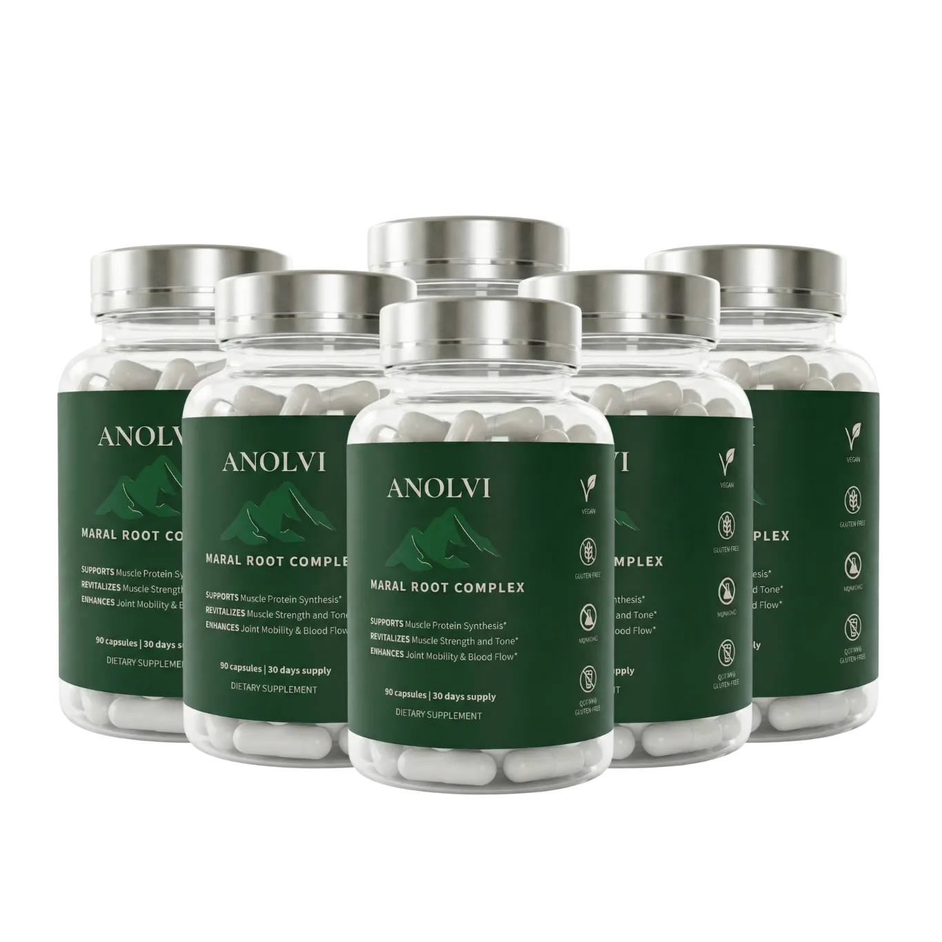 Maral Root Formula Bottles