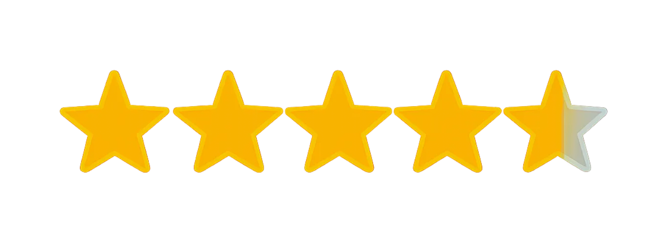 5 Star Rating