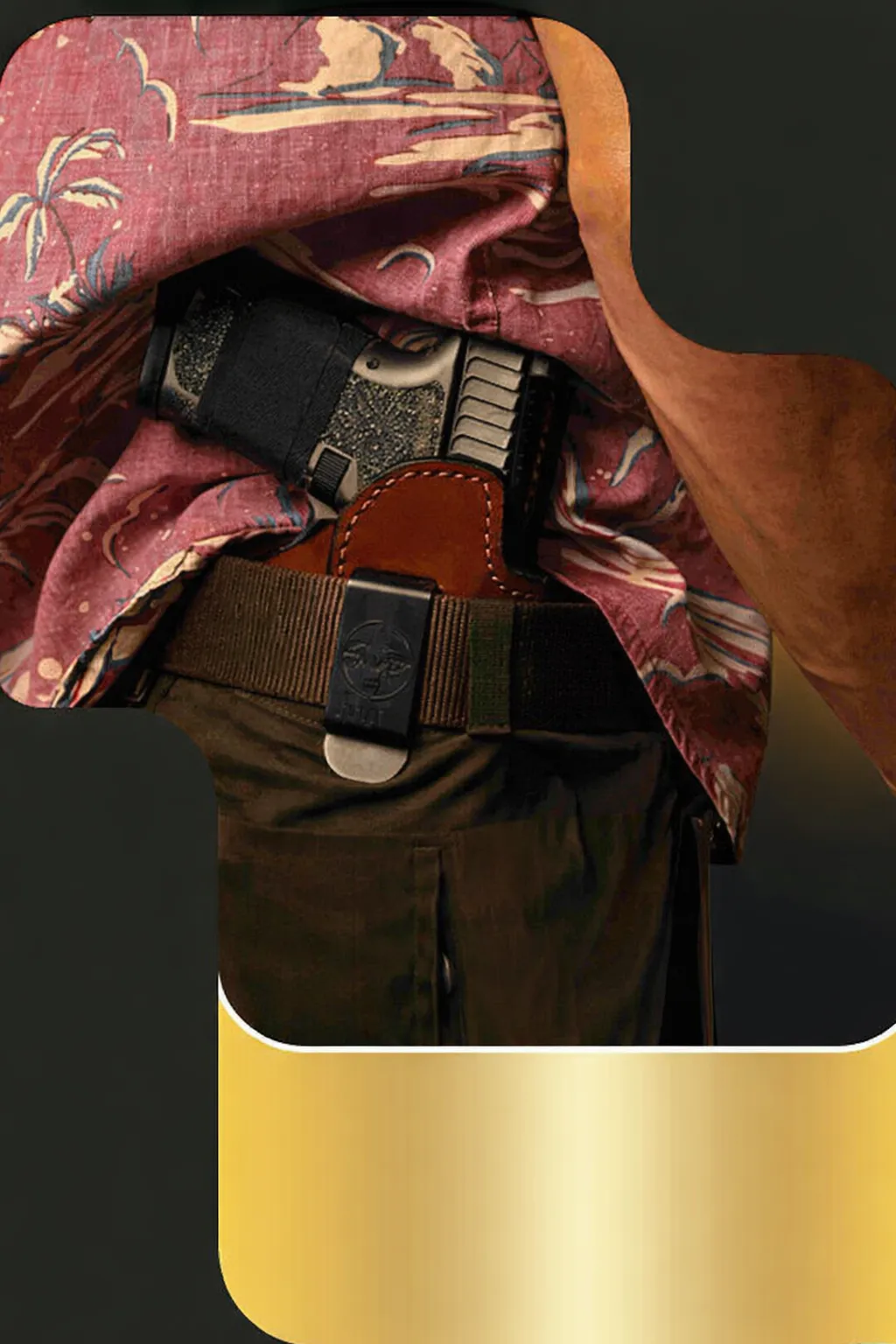 Gunner Gear Universal Leather Holster