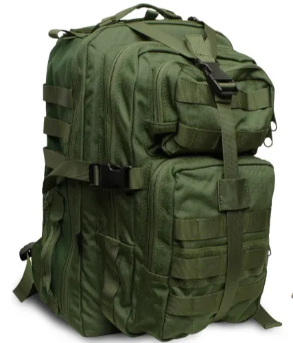 Tactical bug-out bag in OD Green