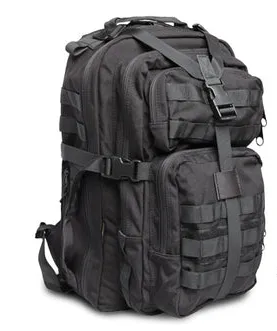 Tactical bug-out bag in Black