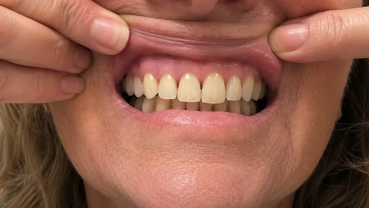 Day 45 gum line