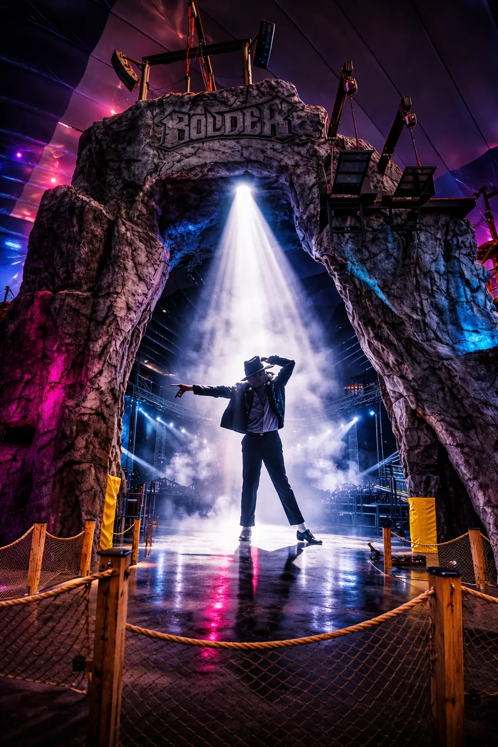 MJ Live performer at Bolder Adventure Park