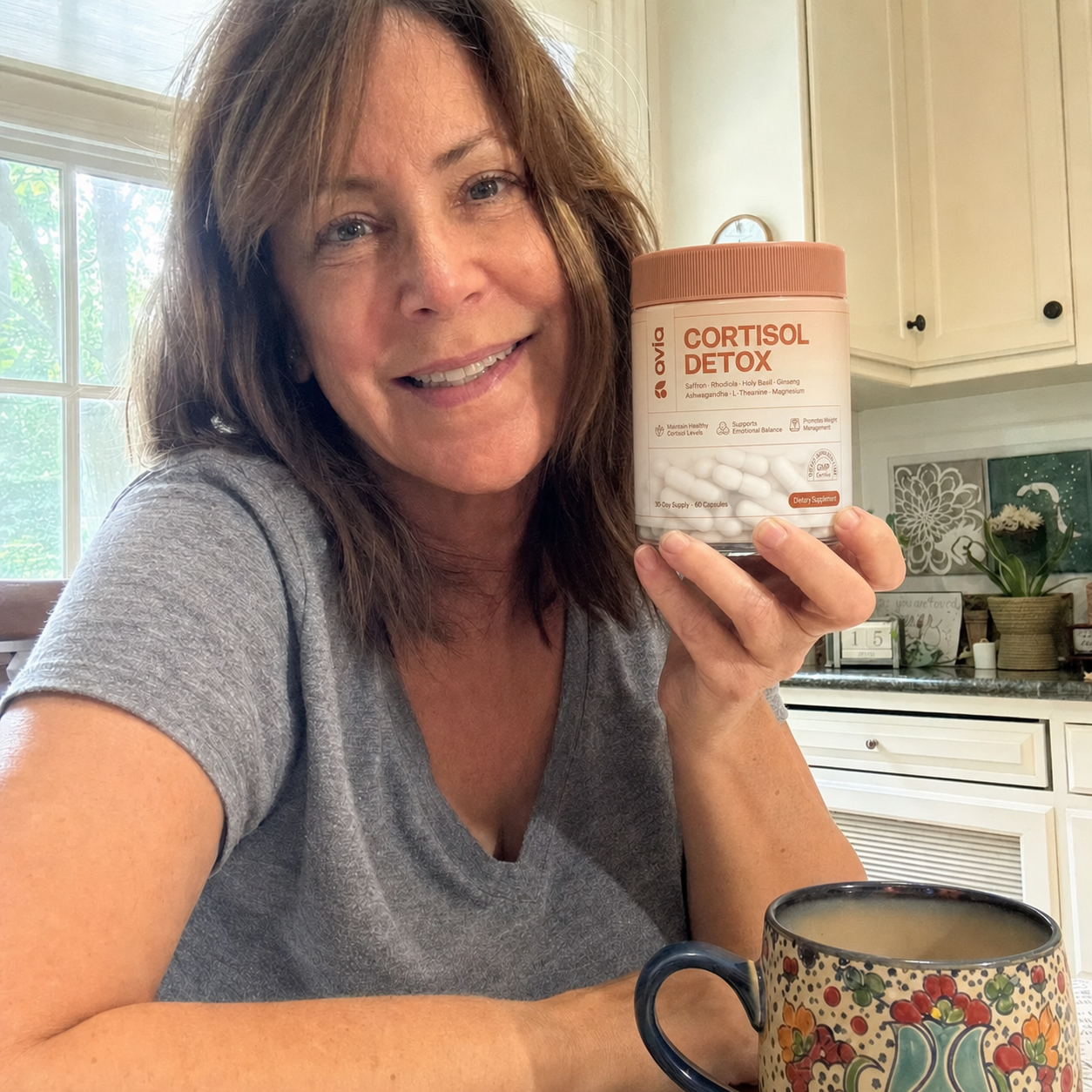 Customer with Avia Cortisol Detox