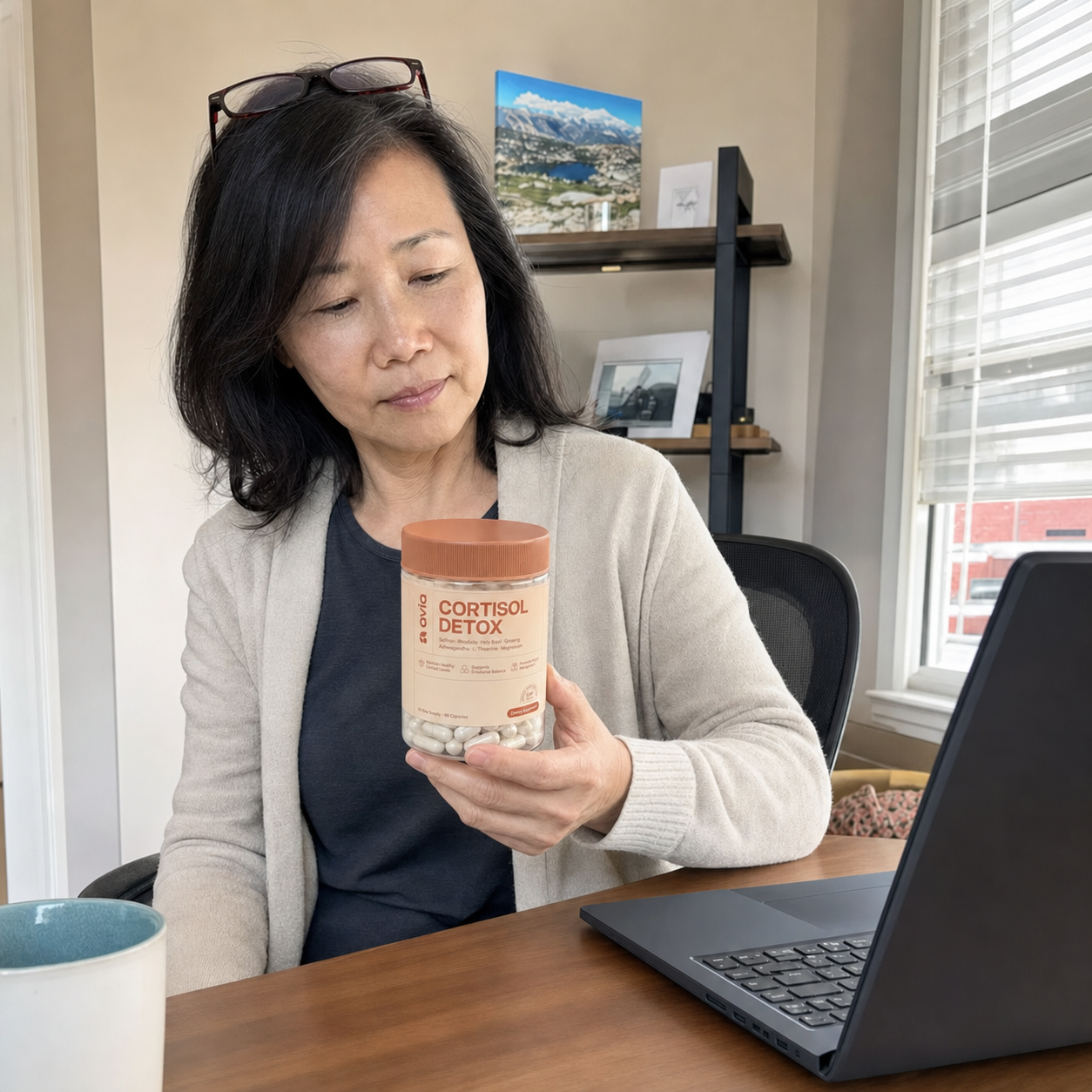 Customer with Avia Cortisol Detox