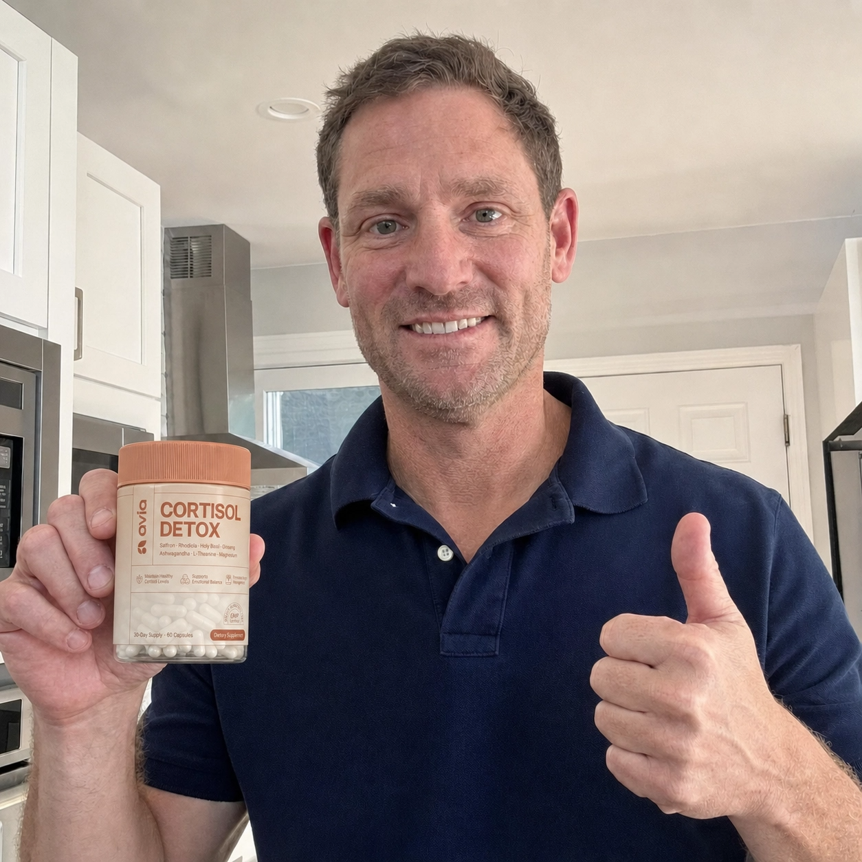Male customer with Avia Cortisol Detox