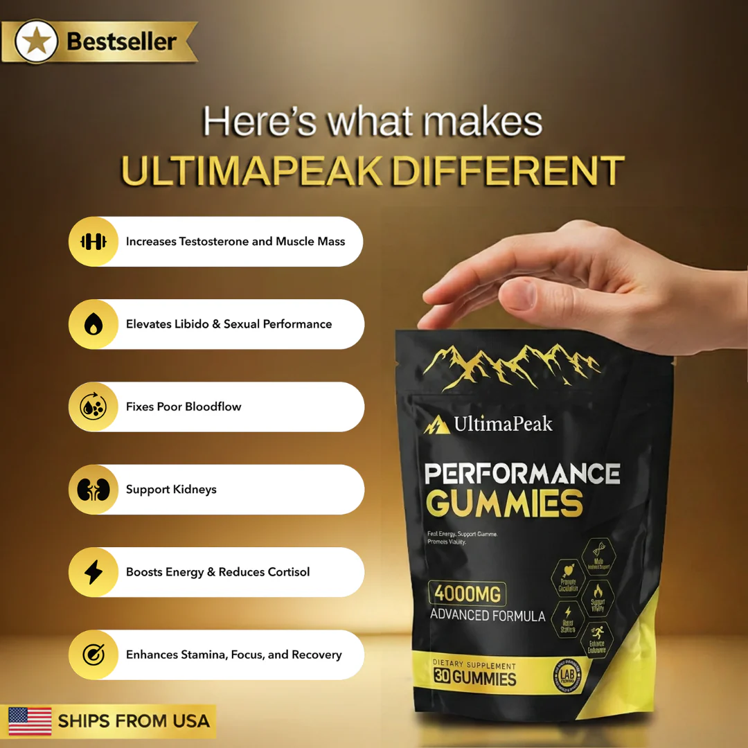 ULTIMAPEAK™ Pure Shilajit Gummies – Now 6-in-1 Support