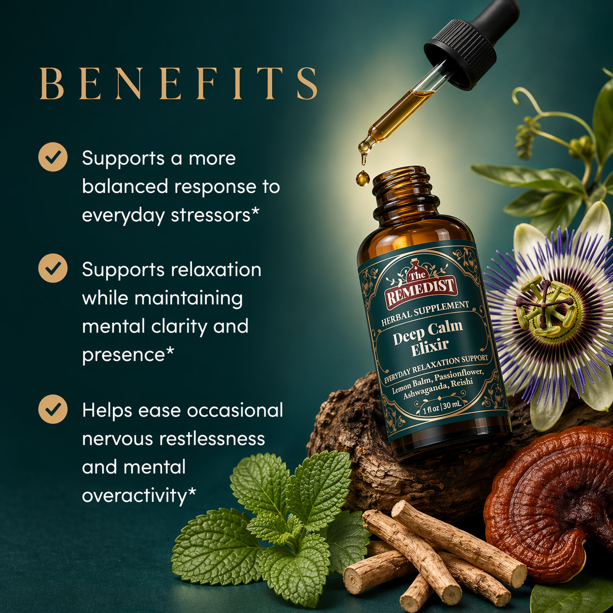 Deep Calm Elixir - Benefits