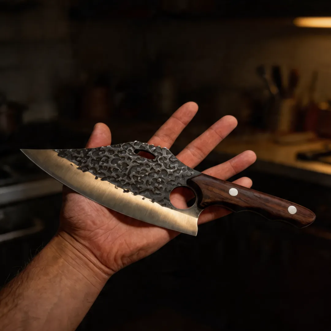 Gator 7.6 inch Beast knife held in hand