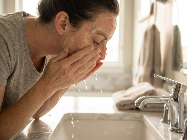 Clean and dry skin before applying balm