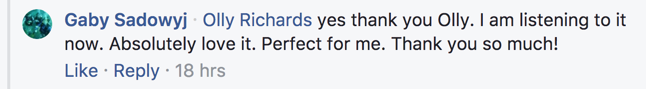 Student testimonial