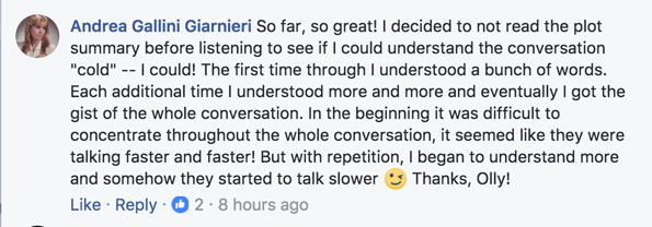 Student testimonial