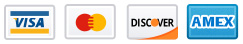 Accepted payment cards