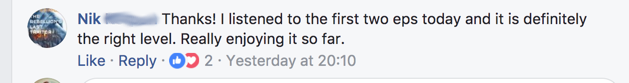 Student testimonial