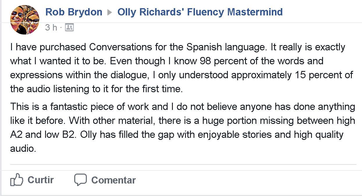 Student testimonial