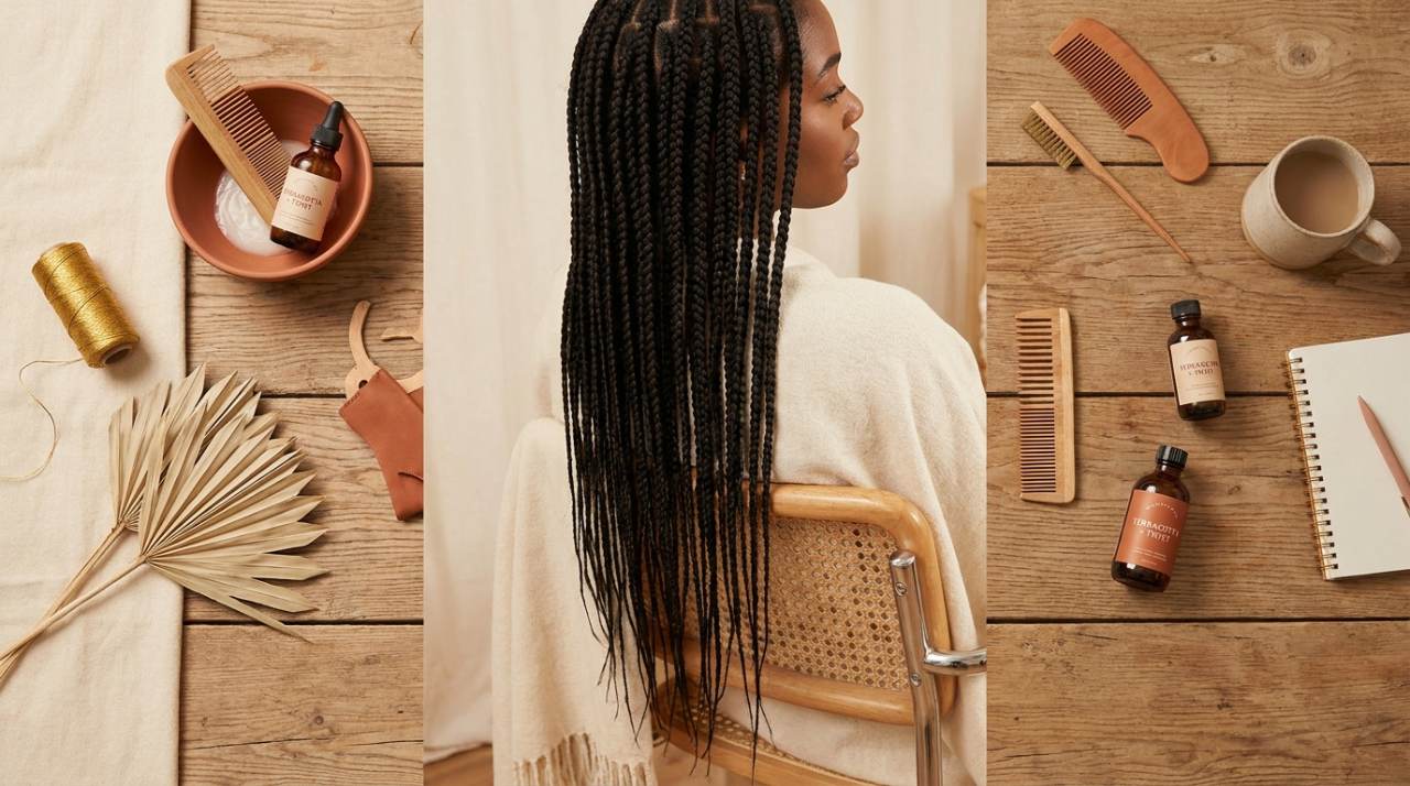 Hair braiding salon