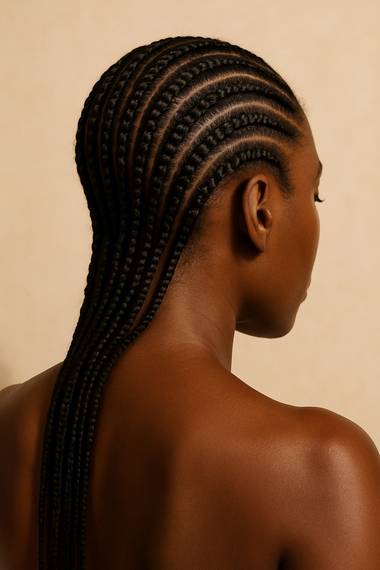 Cornrows braids