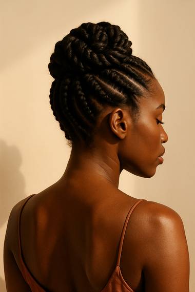 Goddess braids