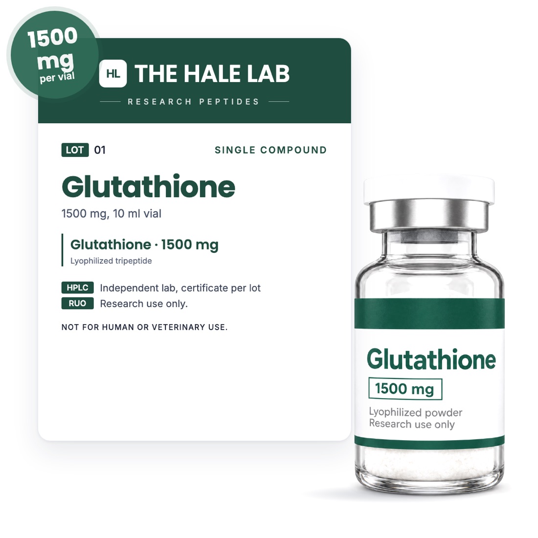 Glutathione 1500 mg