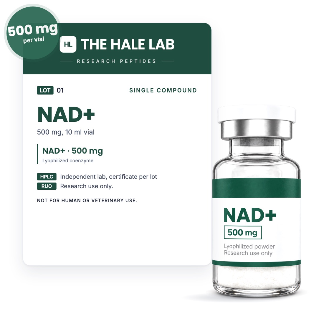 NAD+ 500 mg