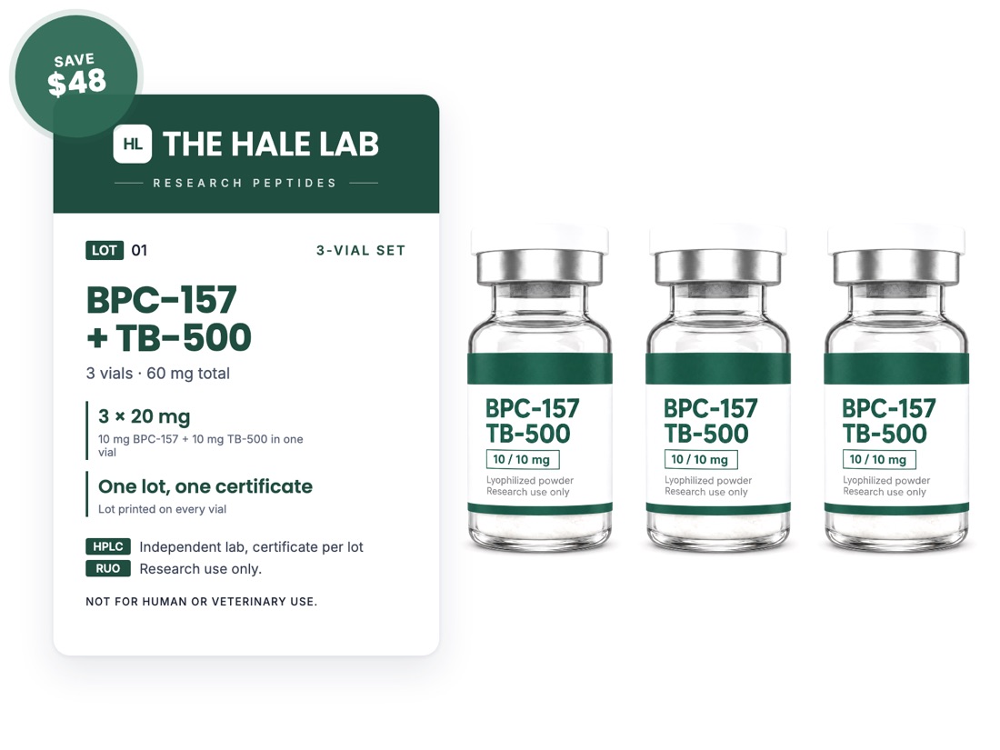 BPC-157 + TB-500 3-vial set