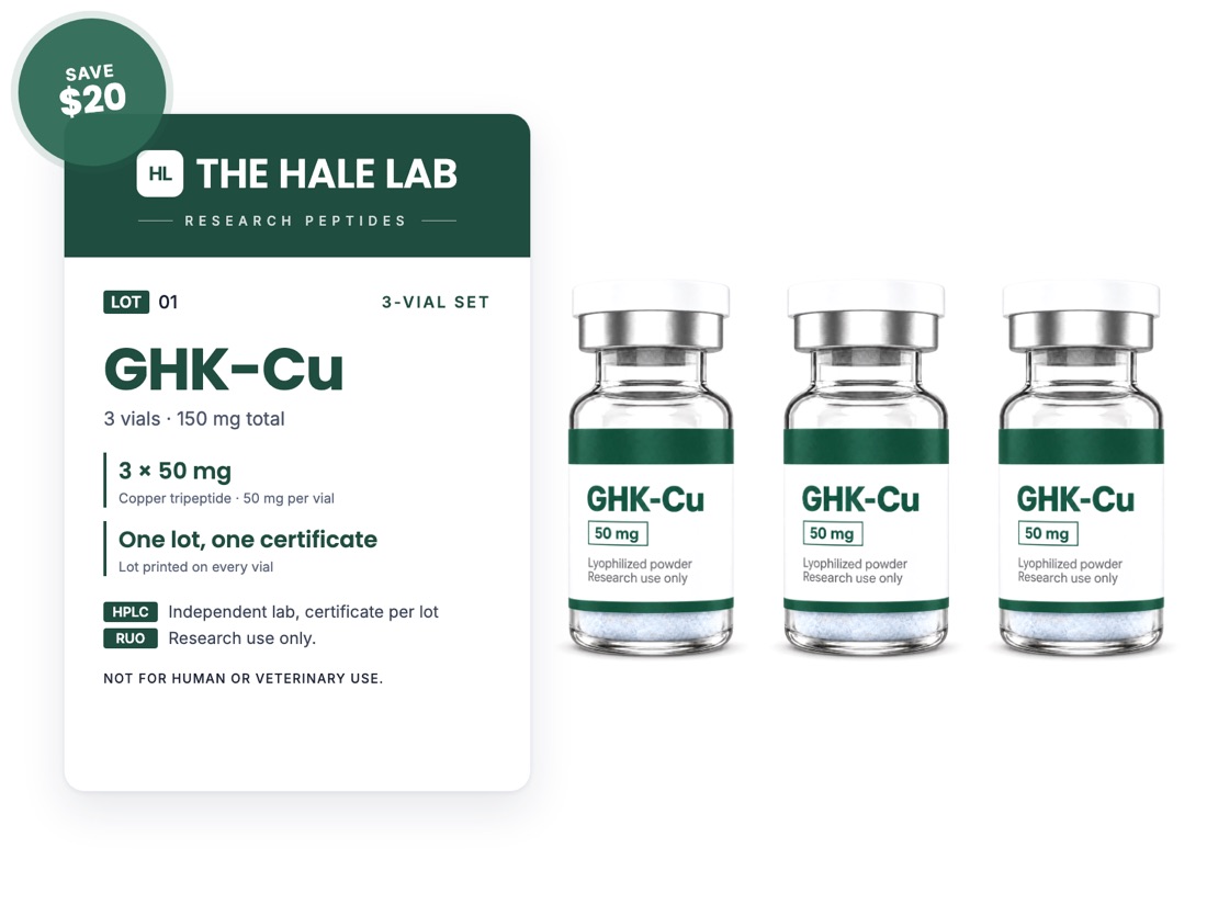 GHK-Cu 3-vial set
