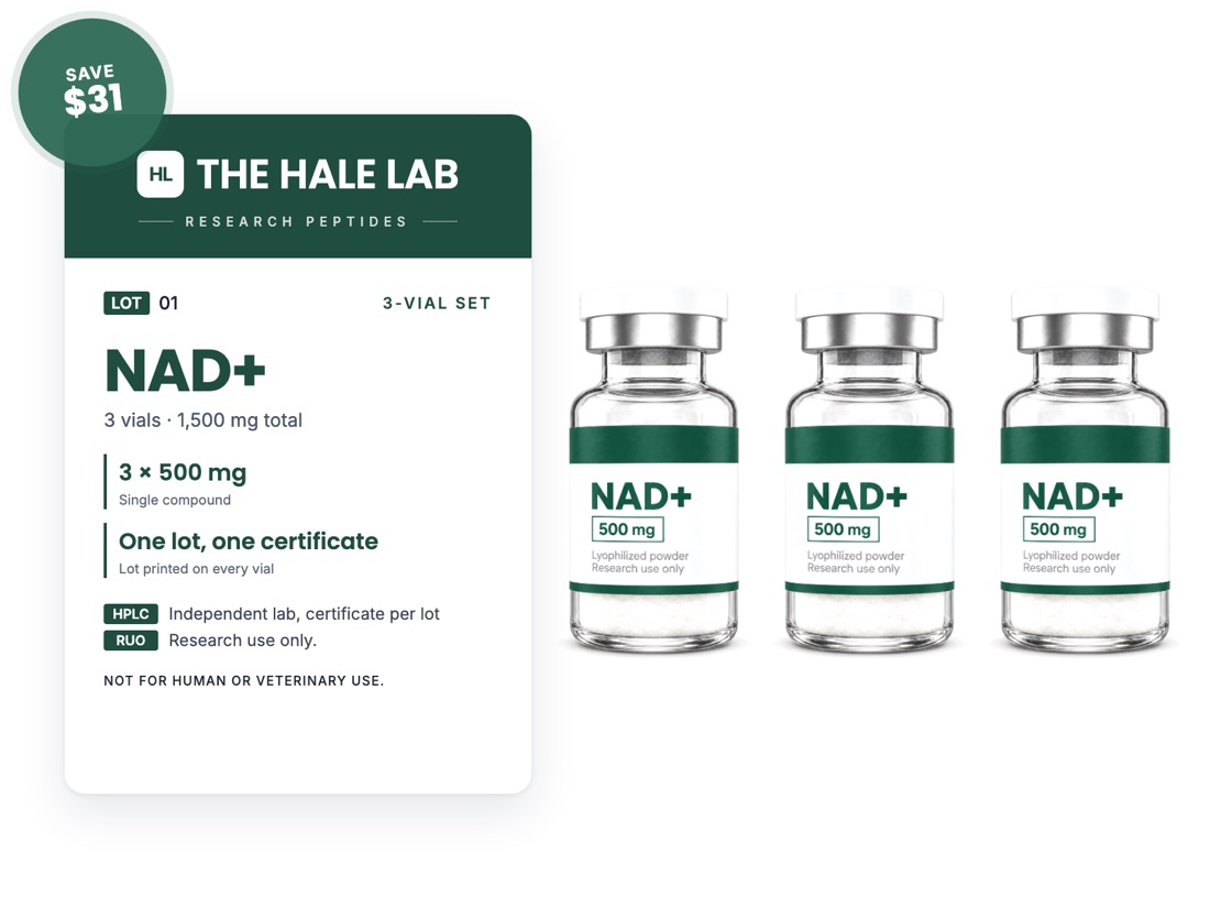 NAD+ 3-vial set