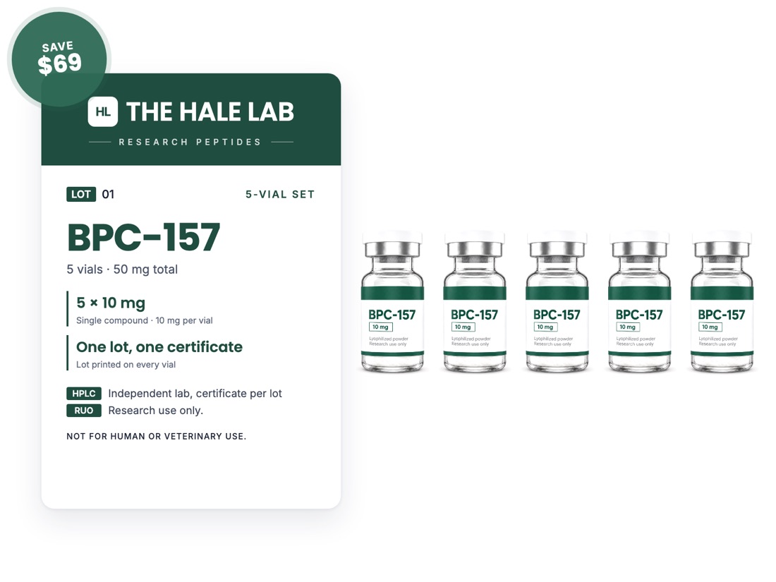 BPC-157 5-vial set