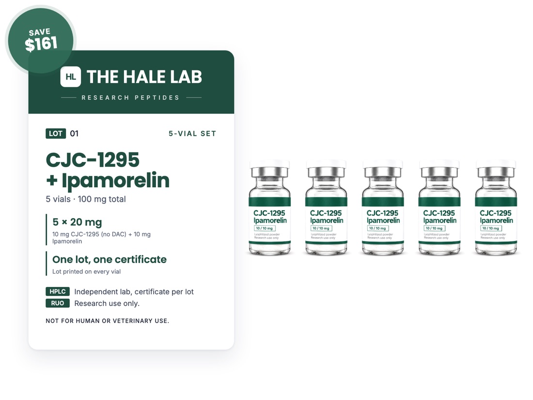 CJC-1295 + Ipamorelin 5-vial set