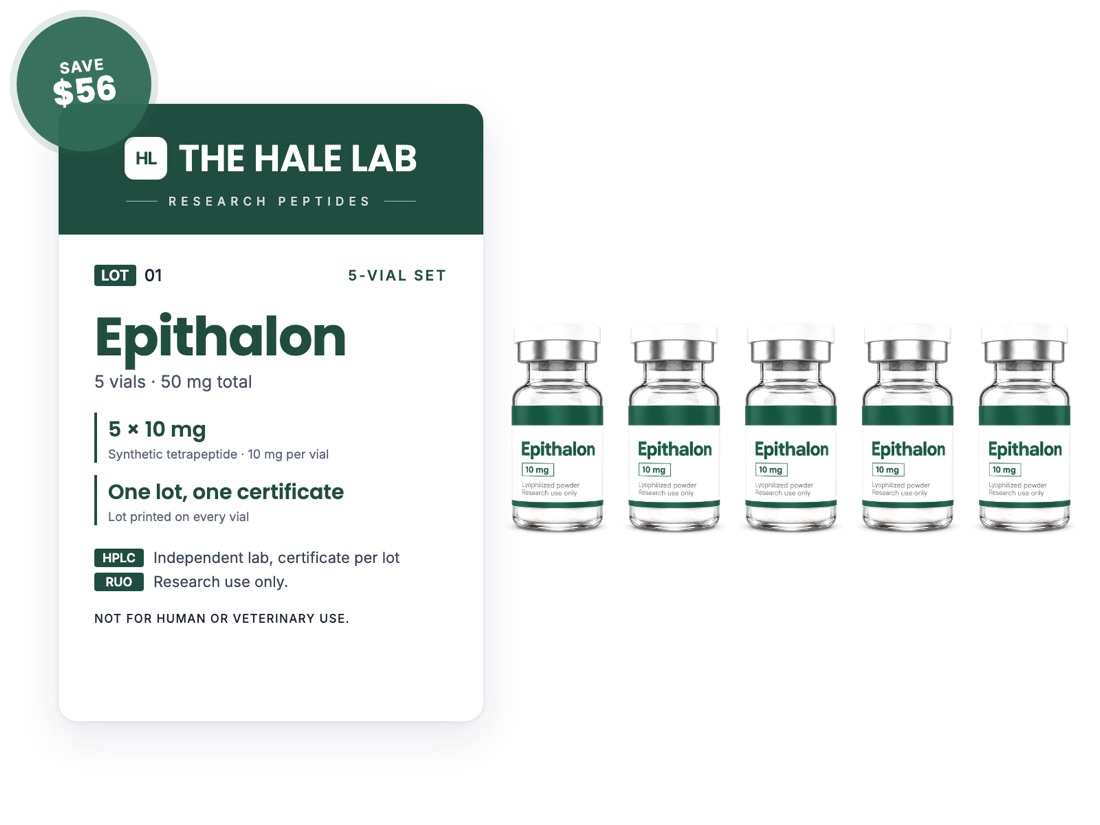 Epithalon 5-vial set