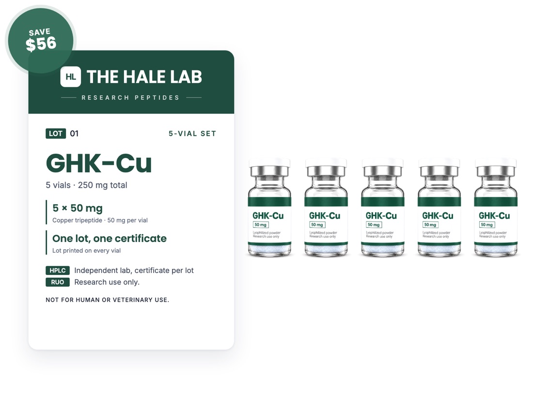 GHK-Cu 5-vial set