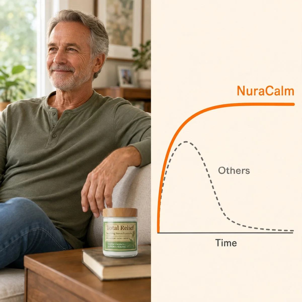 Relaxed and pain-free — releasing the muscle instead of just masking the pain