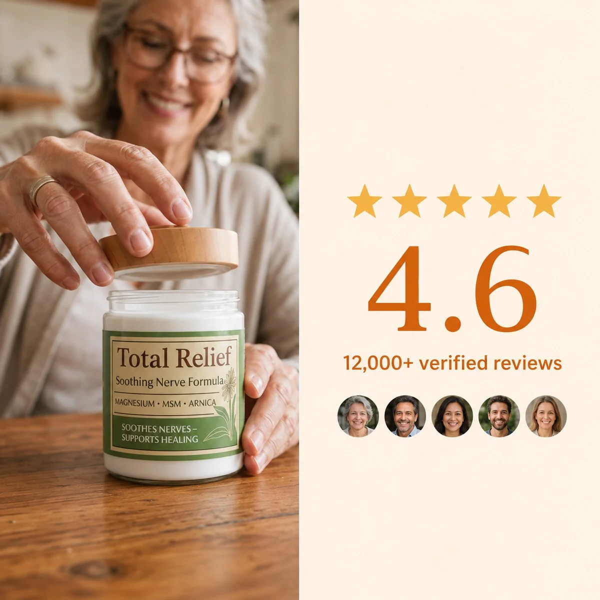 Opening the Total Relief jar