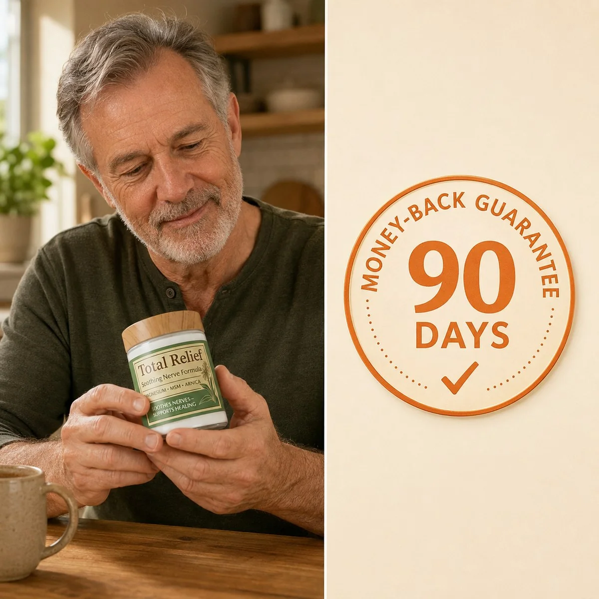 Reading the label — 90-day money-back guarantee