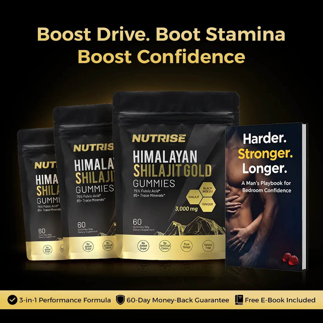 Pure Shilajit Gummies – Now 3-in-1 Support